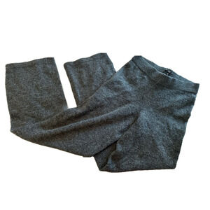 NWT VERO MODA DARK GRAY HIGH WAIST KNIT TROUSERS